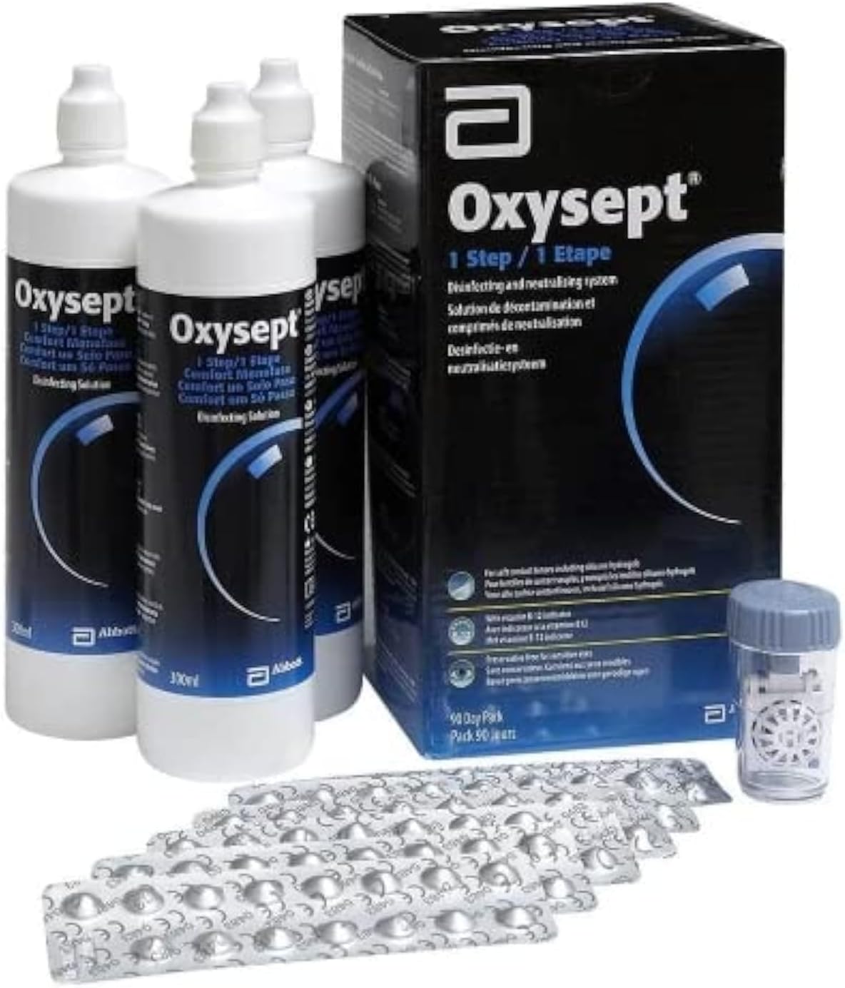 Oxysept 1-Step Soft Contact Lens Disinfecting, Neutralising and Storing 3 Months